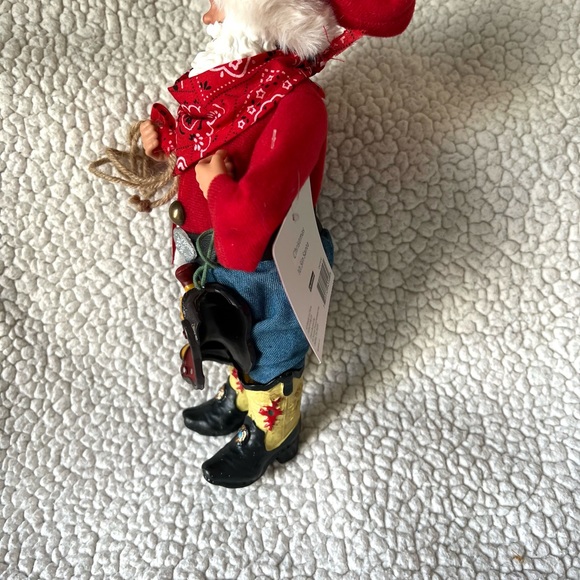 NWT 10.5 inch Cowboy Santa Clause - Picture 4 of 9